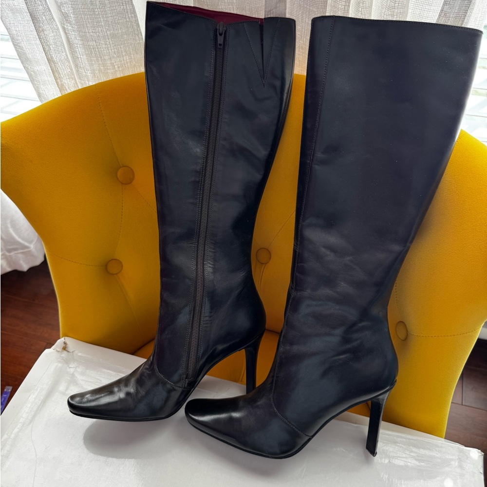 BCBG Paris Black Heeled Boots